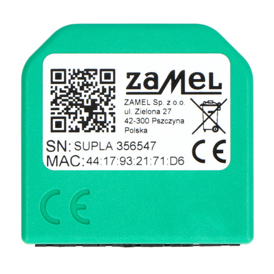 Zamel Supla mSRW-01 - Wi-Fi контролер ролет - додаток для Android / iOS