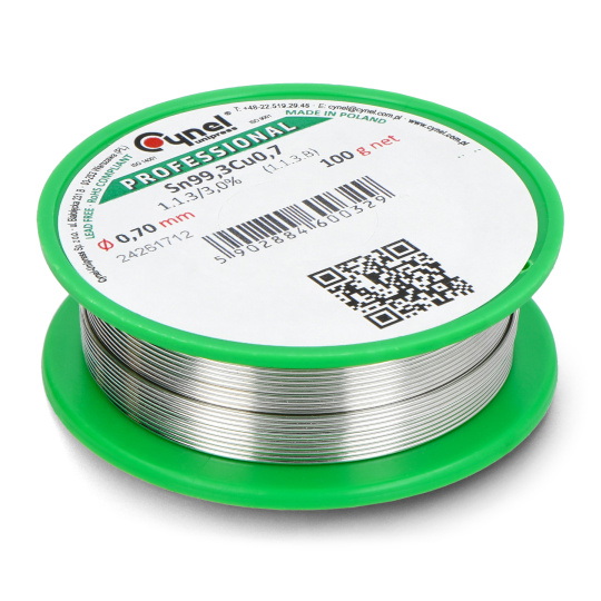 Олово Цинель LC99.3 100 г/0.7 мм - без свинцю