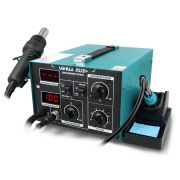 Stacja lutownicza 2w1 hotair i grotowa Yihua 852D+ - kompresor - 600W
