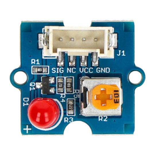 Гроув - червоний світлодіод