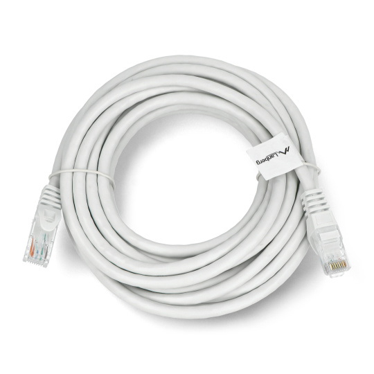 Мережевий кабель Lanberg Ethernet Patchcord UTP 6 5 м - сірий