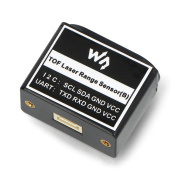 Laserowy czujnik odległości TOF - 15m - UART/I2C- Waveshare 21221