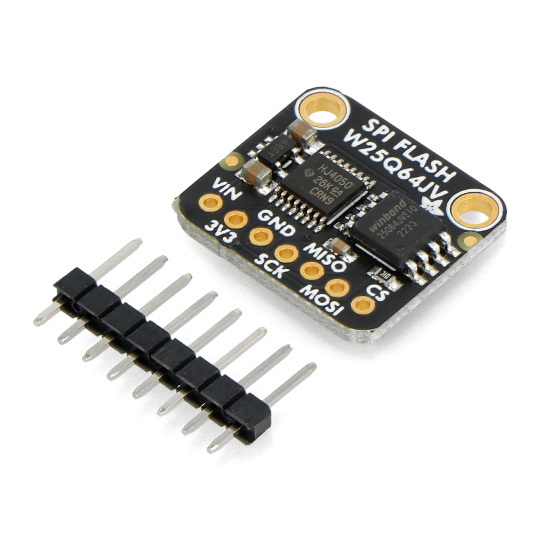 Модуль флэш-памяти SPI FLASH W25Q64 - 64 МБ / 8 МБ - Adafruit 5636