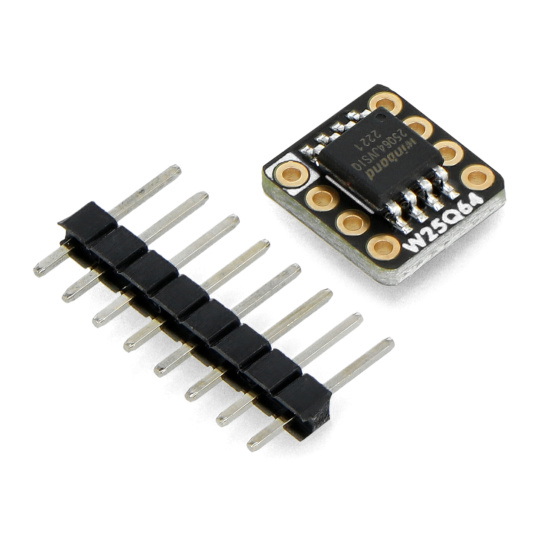 Модуль флеш-пам'яті - QSPI DIP - W25Q64JVSSIQ - 64 МБ / 8 МБ - Adafruit 5633