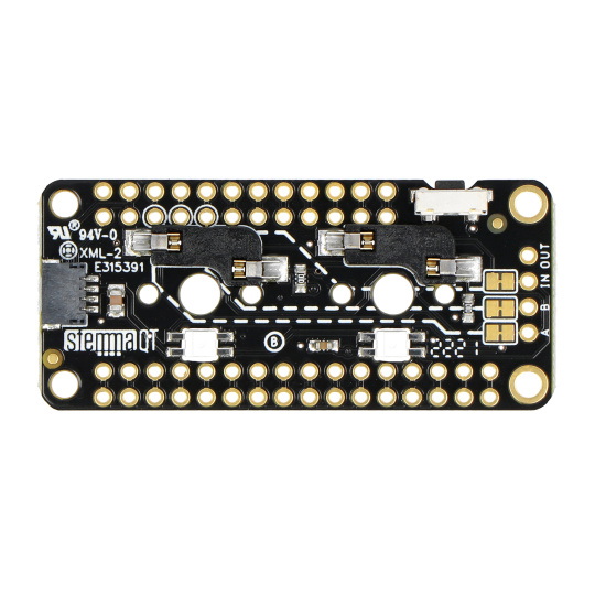 NeoKey FeatherWing - модуль з двома роз'ємами для механічних ключів - NeoPixels 1x2 - I2C - STEMMA QT/Qwiic - Adafruit 4979