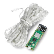 Wireless Plasma Kit - płytka z mikrokontrolerem RP2040 + taśma LED - PiMoroni PIM657
