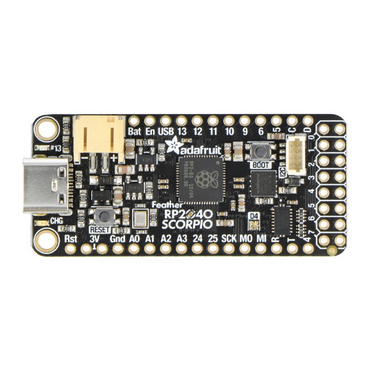 Feather RP2040 SCORPIO - 8-канальний контролер NeoPixel - з мікроконтролером RP2040 - Adafruit 5650