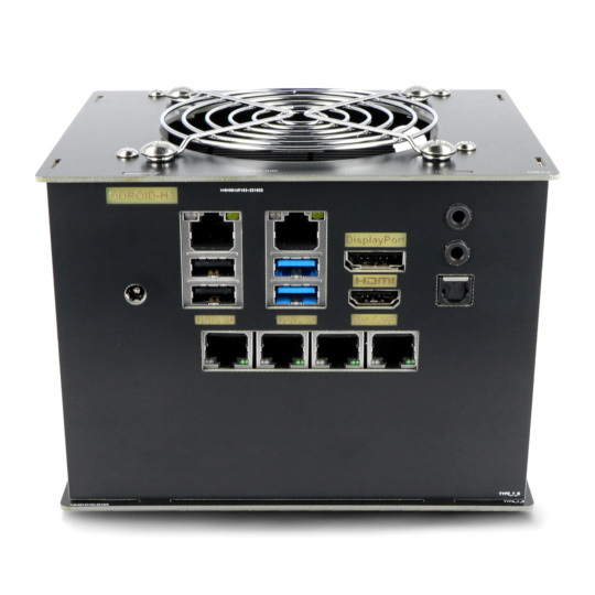 Чохол для Odroid H3/H3+ - тип 7 ​​- чорний