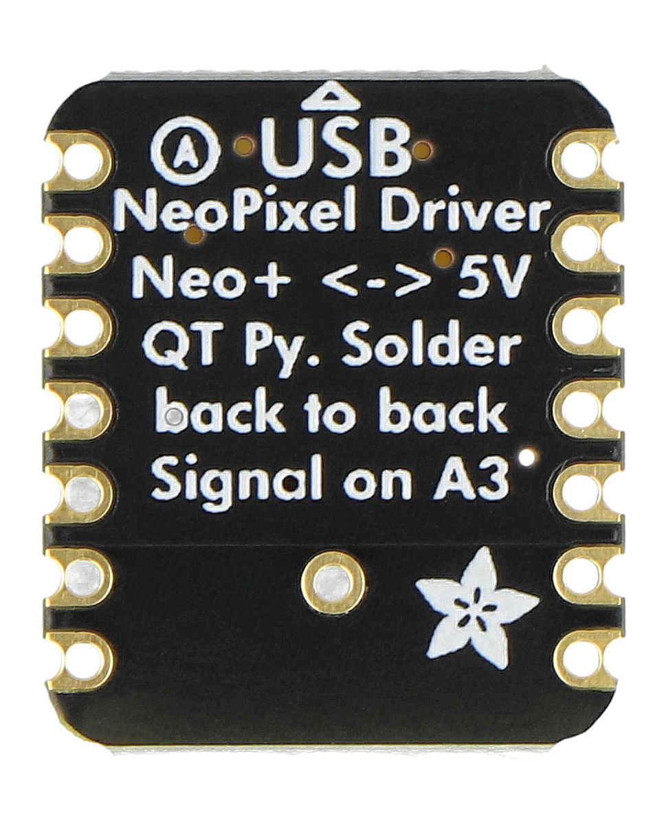 NeoPixel Driver BFF Add-On - sterownik diod LED - do QT Py i Xiao ...