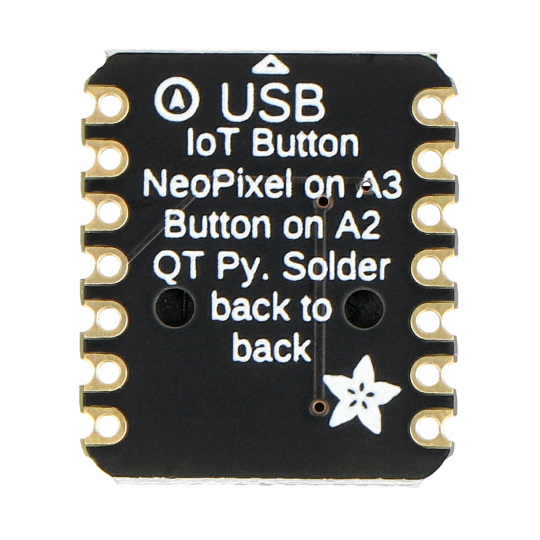 Модуль IoT Button с модулем NeoPixel BFF Add-On — для QT Py и Xiao — Adafruit 5666