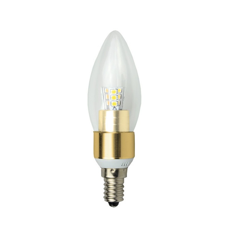 Żarówka LED ART, świecowa clear, E14, 3W, 320lm