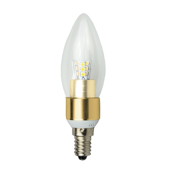 Żarówka LED ART, świecowa clear, E14, 3W, 320lm