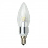 Żarówka LED ART, świecowa clear silver, E14, 4,5W, 320lm - zdjęcie 1
