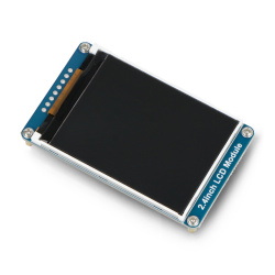 Wyświetlacz LCD 2,4'' 240x320px - SPI - 65K RGB - do Raspberry Pi, Arduino, STM32 - Waveshare 18366