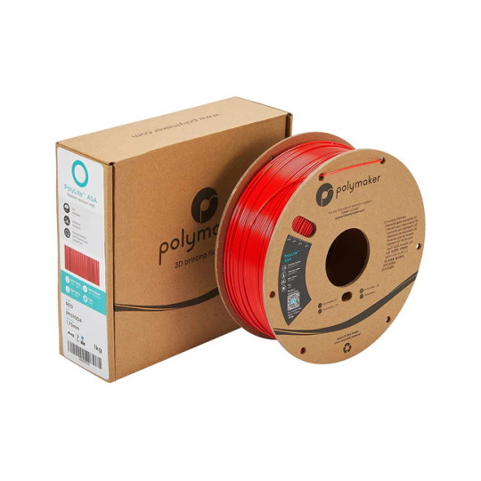 Филамент Polymaker PolyLite ASA 1,75 мм, 1 кг - красный