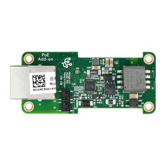 Coral PoE Add-on - PoE Ethernet overlay - для модуля Coral Dev Board Micro
