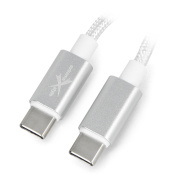 Przewód eXtreme USB C - USB C - 1m - biały
