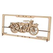 Motocykl Indie - wersja 2,5D - model mechaniczny do składania - fornir - 42 elementy - Ugearsmodels