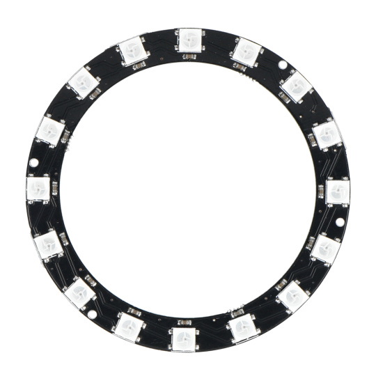 RGB світлодіодне кільце WS2812B 5050 x 16 діодів - 68 мм