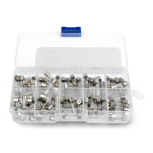 Набір запобіжників WTA 5x20 мм - 0,2A-20A - 100 шт. - justPi