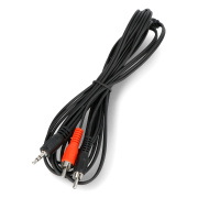Przewód Jack 3,5 - 2 x RCA 3m
