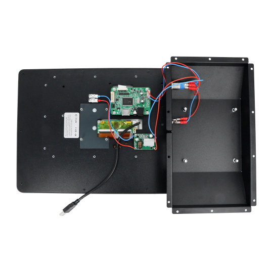 iTouchSystem Raio 15 ємнісний сенсорний РК-дисплей 15.6'' 1920x1080 пікселів у сталевому корпусі для Raspberry Pi 4B/5