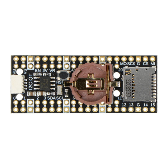 Модуль реєстрації даних PiCowbell - PCF8523 - для Raspberry Pi Pico - STEMMA QT/Qwiic - Adafruit 5703