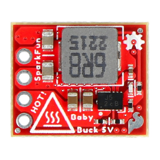 Роз'єм для регулятора SparkFun BabyBuck - понижувальний перетворювач 5V 3A - AP63357 - SparkFun COM-21256