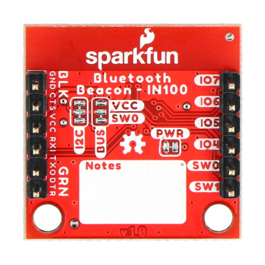 Плата NanoBeacon - IN100 - з роз'ємами - SparkFun WRL-21327