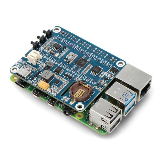 Power Management Hat (B) - модуль керування живленням - накладка для Raspberry Pi - Waveshare 23452