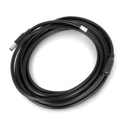 Przedłużacz DC 5,5/2,1mm - męsko-żeński - 3m - czarny - Goobay 71399