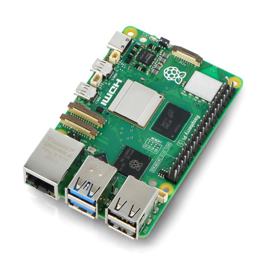 Комплект Raspberry Pi 5 WiFi 4 ГБ ОЗП + 32 ГБ microSD + офіційні аксесуари