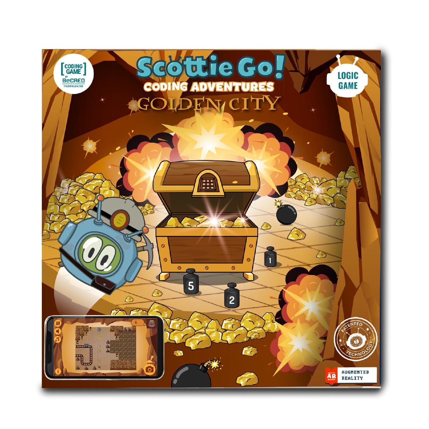 Scottie Go! Coding Adventures - Golden City - multimedialna gra edukacyjna + aplikacja Android/iOS/Windows