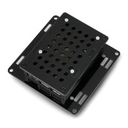 Obudowa do Raspberry Pi 5 Vesa v2 do montażu na monitor - czarna