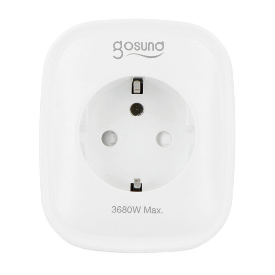 Tuya - розумна WiFi розетка з вимірюванням енергії - 2xUSB - біла - Gosund SP112