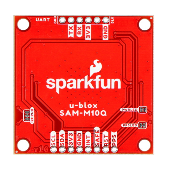 SparkFun GPS Breakout - GPS-модуль з чіпом SAM-M10Q та вбудованою антеною - Qwiic - SparkFun GPS-21834