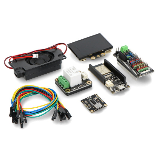 Hackster & DFRobot AI Starter EEDU Kit - Набір датчиків AI - ESP32 - DFRobot TEM2022A-EN-1