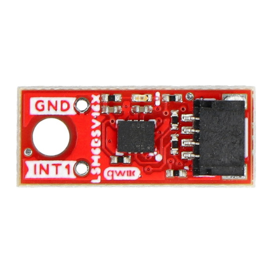 Розгалужувальний модуль SparkFun Micro 6DoF IMU - LSM6DSV16X - 3-осьовий акселерометр та гіроскоп - Qwiic - SparkFun SEN-21336