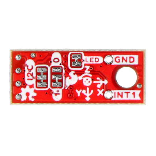 Розгалужувальний модуль SparkFun Micro 6DoF IMU - LSM6DSV16X - 3-осьовий акселерометр та гіроскоп - Qwiic - SparkFun SEN-21336