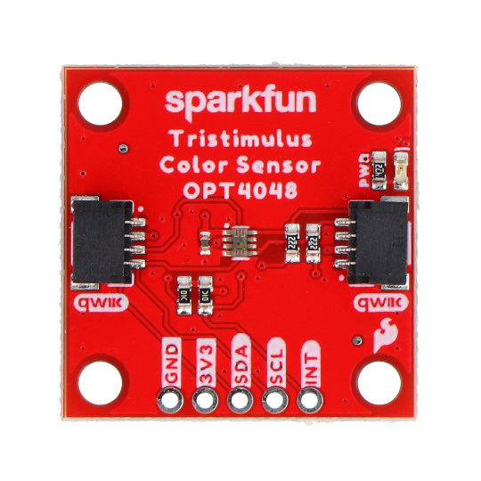 Датчик кольору SparkFun Tristimulus - датчик кольору - OPT4048DTSR - Qwiic - SparkFun SEN-22638