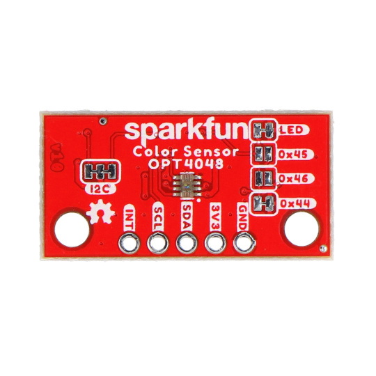 Міні-датчик кольору Tristimulus SparkFun - датчик кольору - OPT4048DTSR - Qwiic - SparkFun SEN-22639