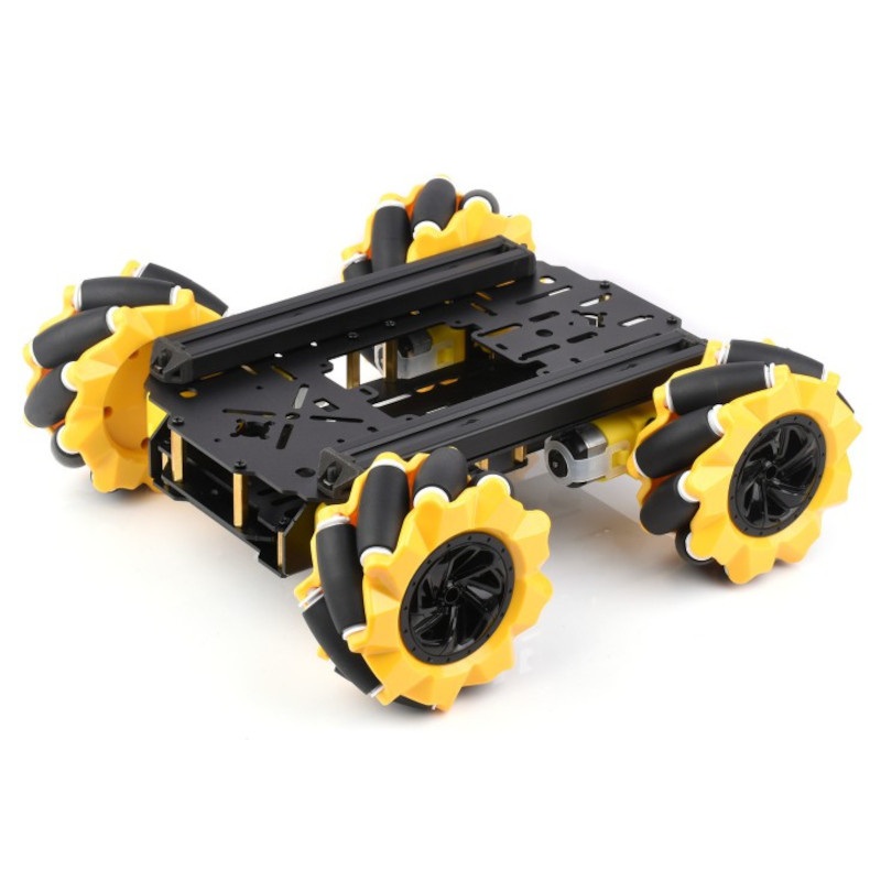 Robot Chassis MP - zestaw inteligentnego podwozia robota z amortyzacją - Mecanum wheels - Waveshare 24420