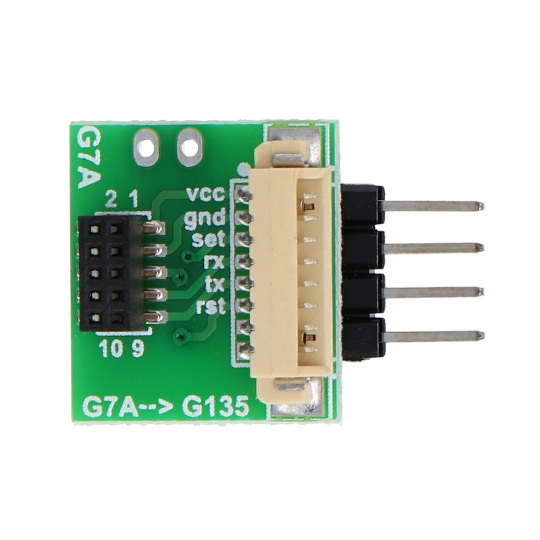 Адаптер IDC 10pin 1.27 мм - роз'єми Molex PicoBlade 1.25 мм + v2 для датчика PMS7003