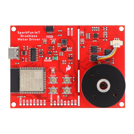 Драйвер безщіткового двигуна SparkFun IoT - драйвер двигуна BLDC з ESP32 WROOM, TMC6300 - SparkFun ROB-22132