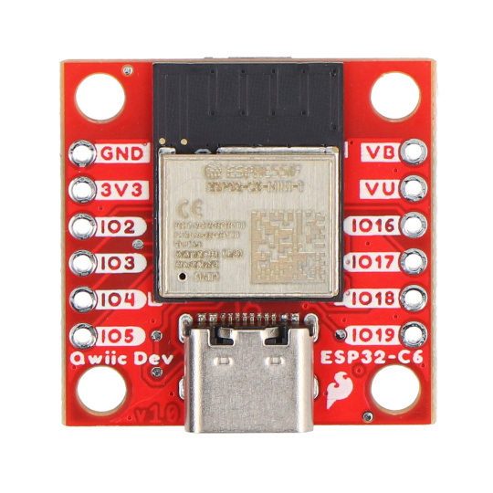 Кишенькова плата розробки SparkFun Qwiic - Плата розробки з ESP32-C6 MINI-1 - SparkFun DEV-22925