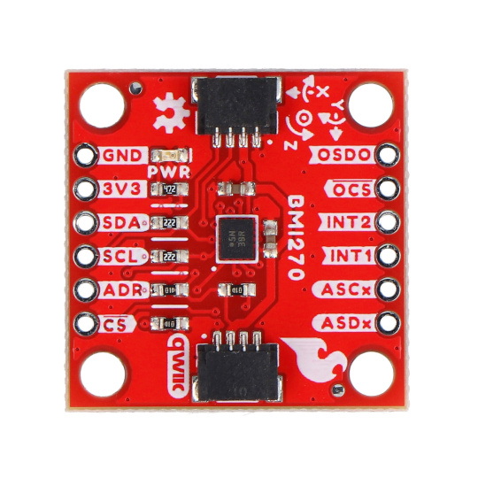 Платформа SparkFun 6DoF IMU Breakout - BMI270 - 3-осевой акселерометр и гироскоп - Qwiic - SparkFun SEN-22397