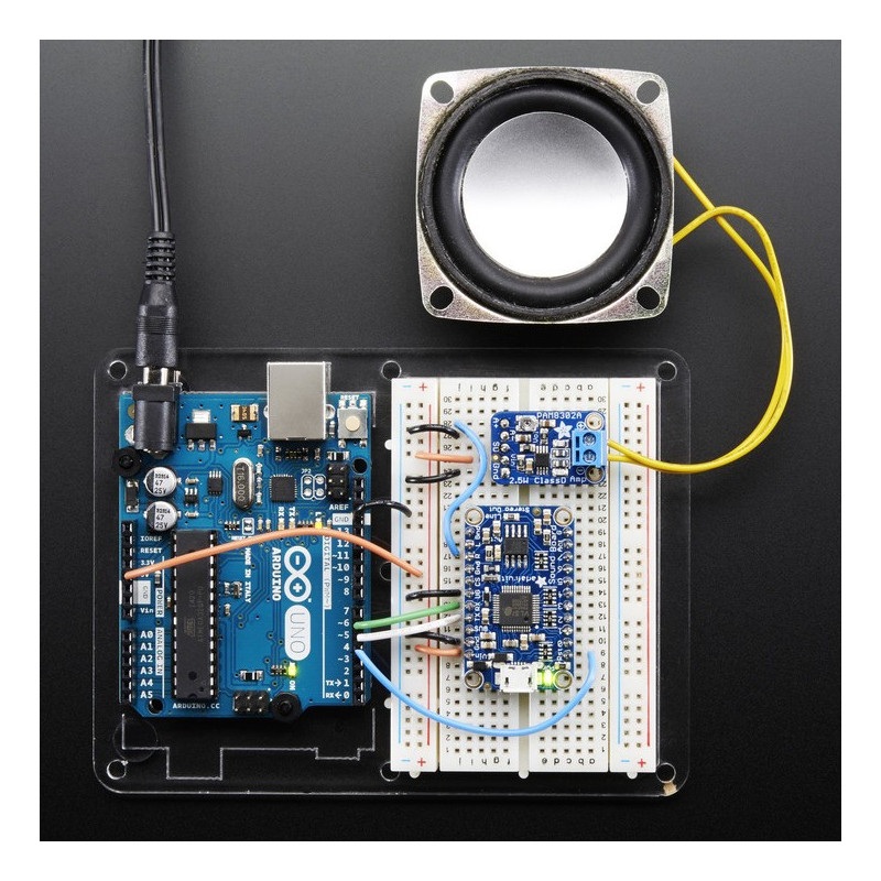 Adafruit Audio FX Mini Sound Board - odtwarzacz WAV/OGG 16MB