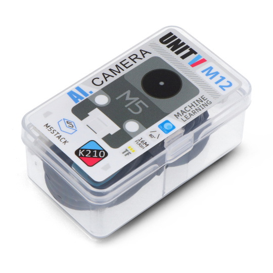 UnitV K210 AI M12 - Модуль розпізнавання на основі штучного інтелекту з камерою OV7740 - M5Stack U078-V-M12