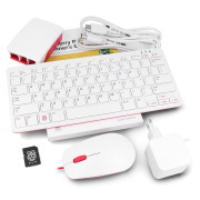 Desktop Kit oficjalny zestaw z obudową oraz klawiaturą i myszką czerwono-białą do Raspberry Pi 5