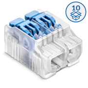 Szybkozłączka z dźwignią SCL2 B10 - 2 tory 4mm 32A/450V - Idealna Szybkozłączka - 10szt.
